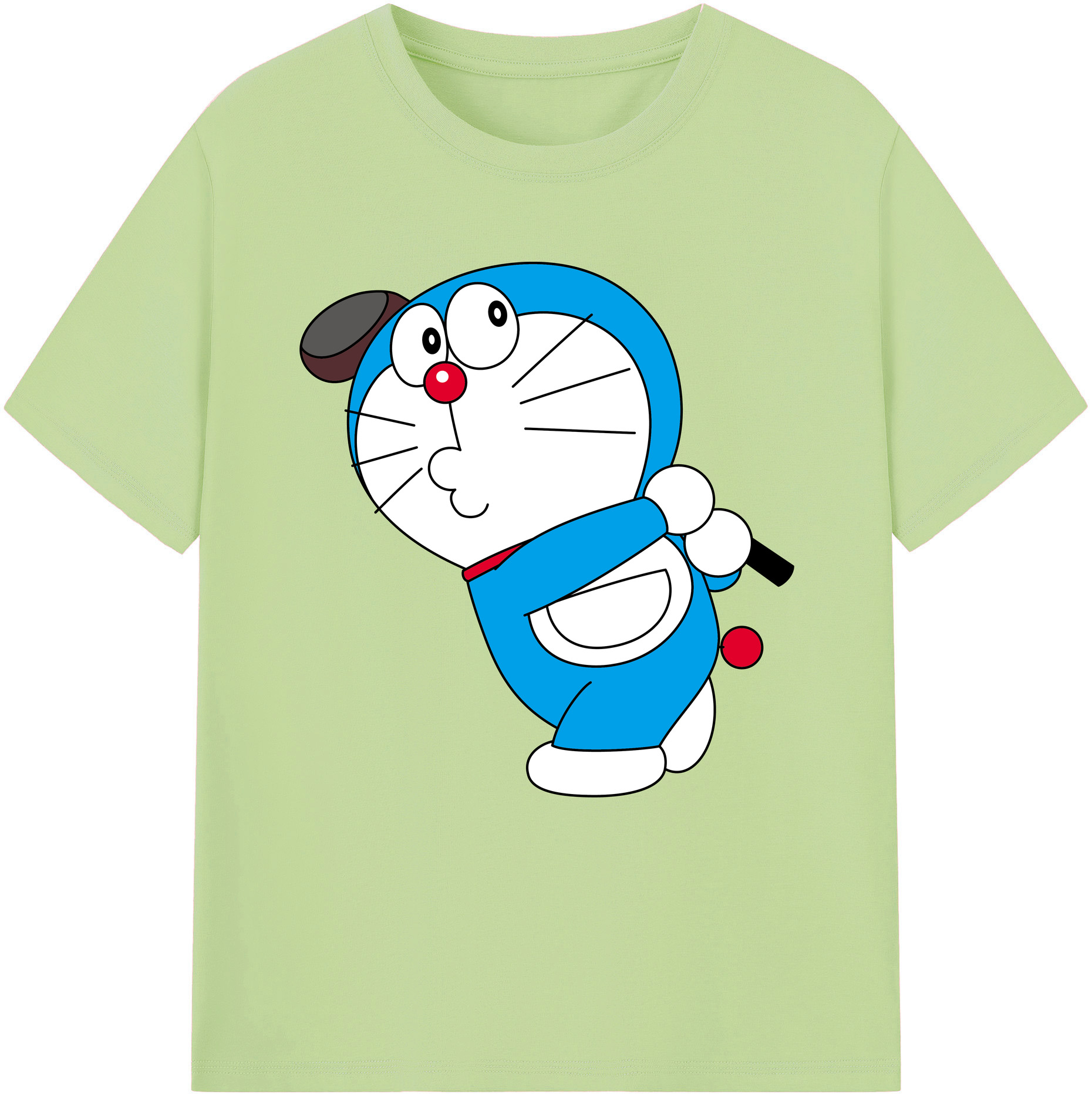 （画像用） ドラえもん Doraemon 綿100％半袖Tシャツ（フロントプリント）